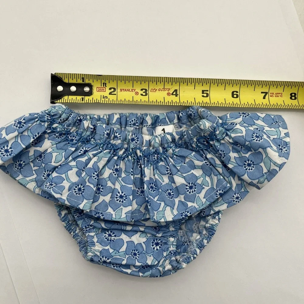 Lot 4 Boutique Baby Girl Bloomers Mixed Sizes Lison Paris‎ Handmade Cotton New